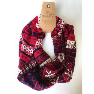 Infinity Red, White, and Blue Scarf